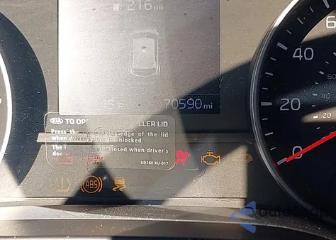 2020 Kia Sportage Lx z USA, uszkodzony, nr VIN KNDPM3ACXL7772773